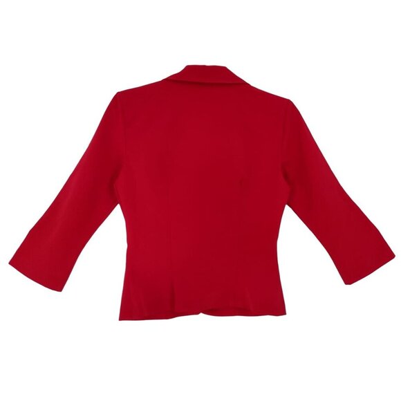 Paper Doll Women's Red Button Polyester Blazer Jacket Size S. - Picture 2 of 7